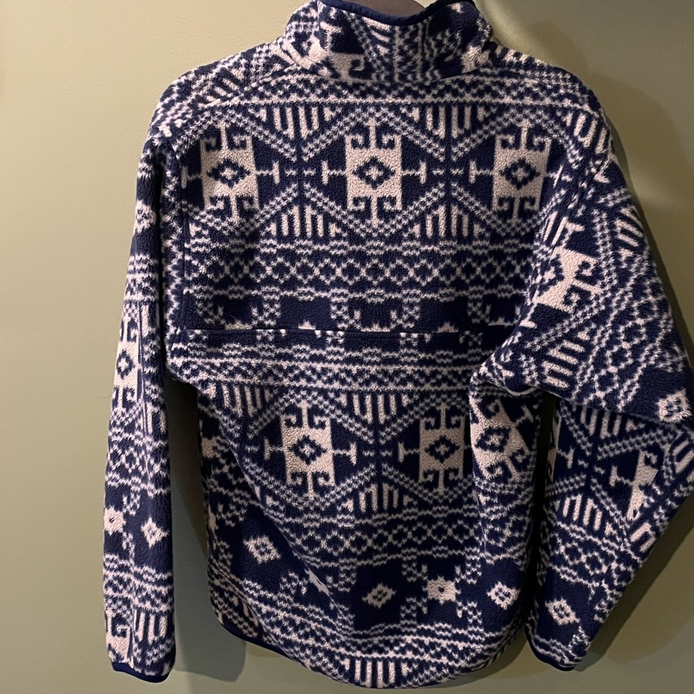 Vintage Patagonia Men’s S Aztec Fleece Snap Synchilla - Picture 3 of 7